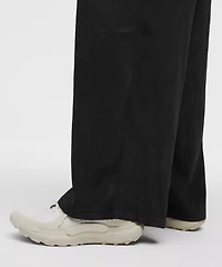 Matte Satin Relaxed-Fit Mid-Rise Cargo Pant