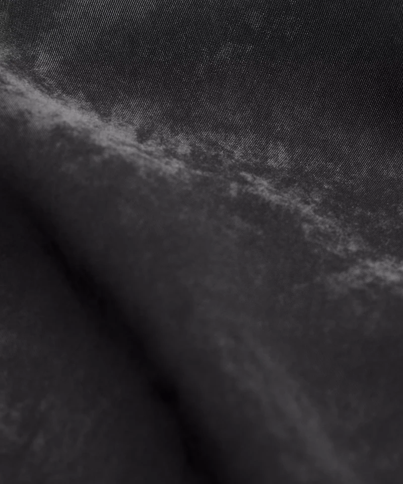 Matte Satin Relaxed-Fit Mid-Rise Cargo Pant