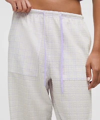 Seersucker Check Mid-Rise Pull-On Pant | Women's Pants