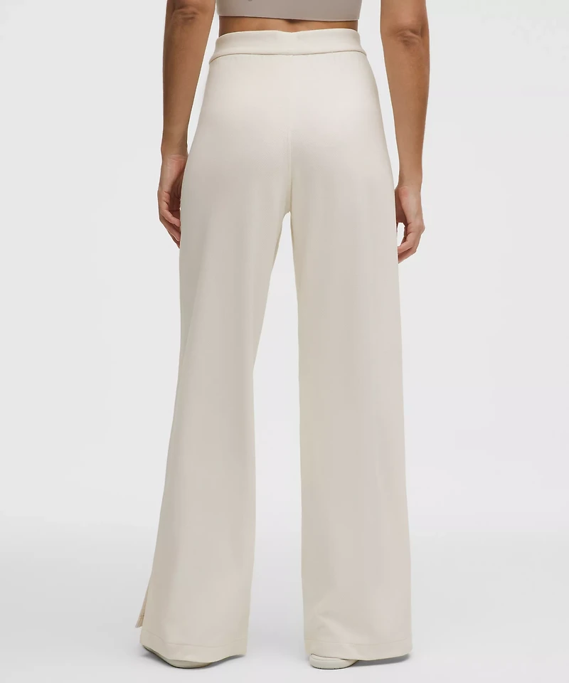 Softstreme High-Rise Wide-Leg Pique Pant *Regular