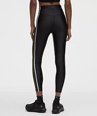 Satin Shine High-Rise Tight 25" *Stripe