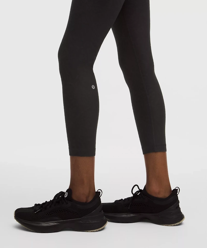 3D Jacquard Paisley Train High-Rise Tight 25"