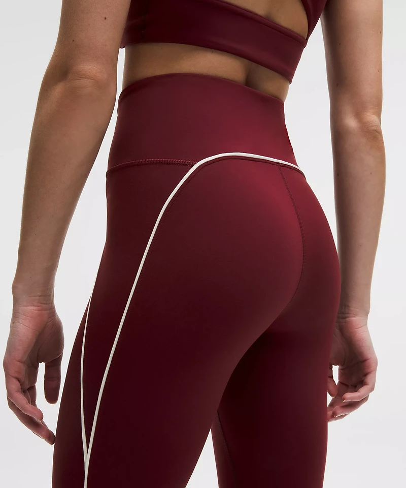 Wunder Train No-Line Piped High-Rise Tight 25"