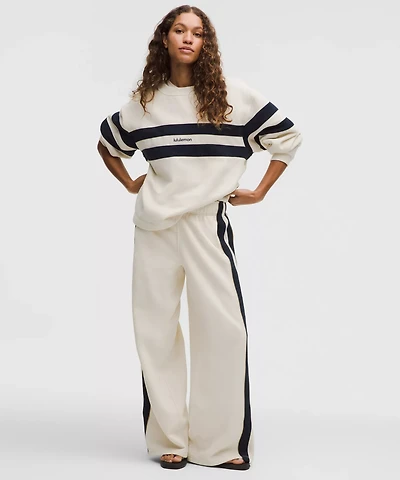Women's Steady State Oversized Track Pant *Stripe