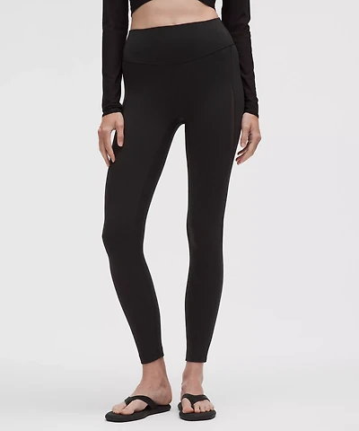Nulu High-Rise Mesh-Panel Tight 25" | Women's Leggings/Tights