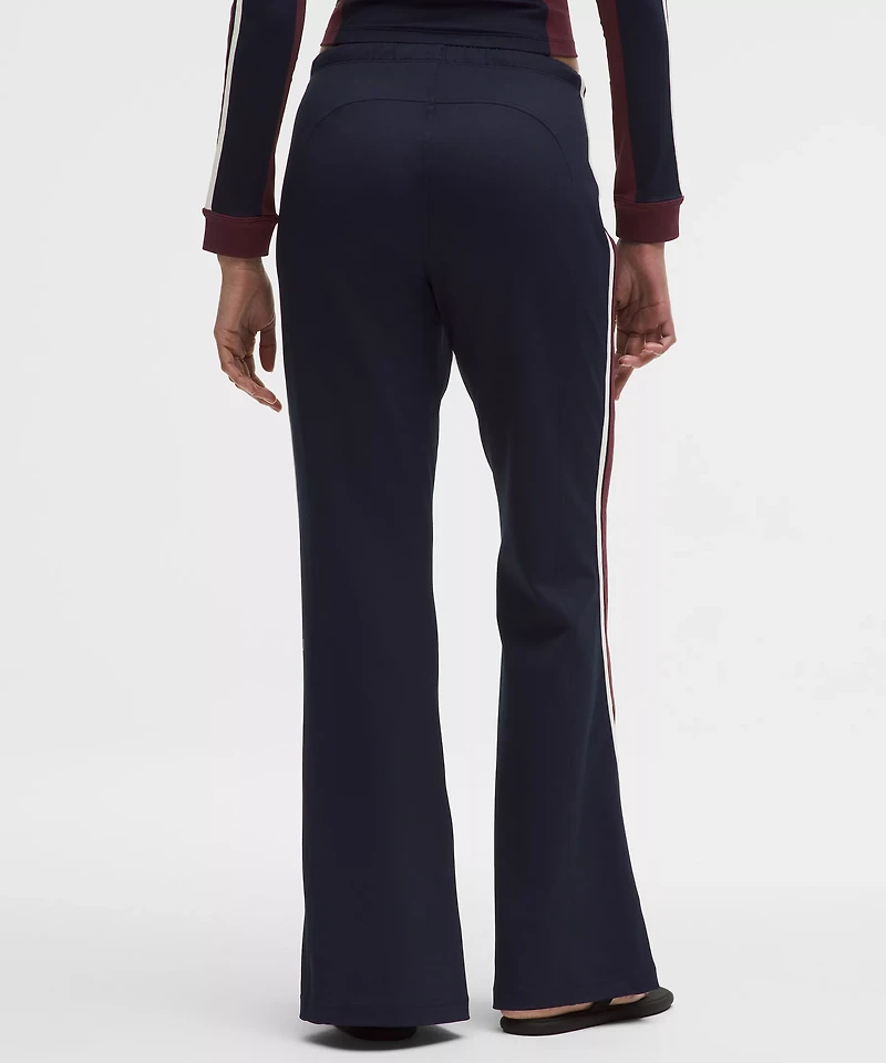 Striped Slim-Fit Mid-Rise Track Pant