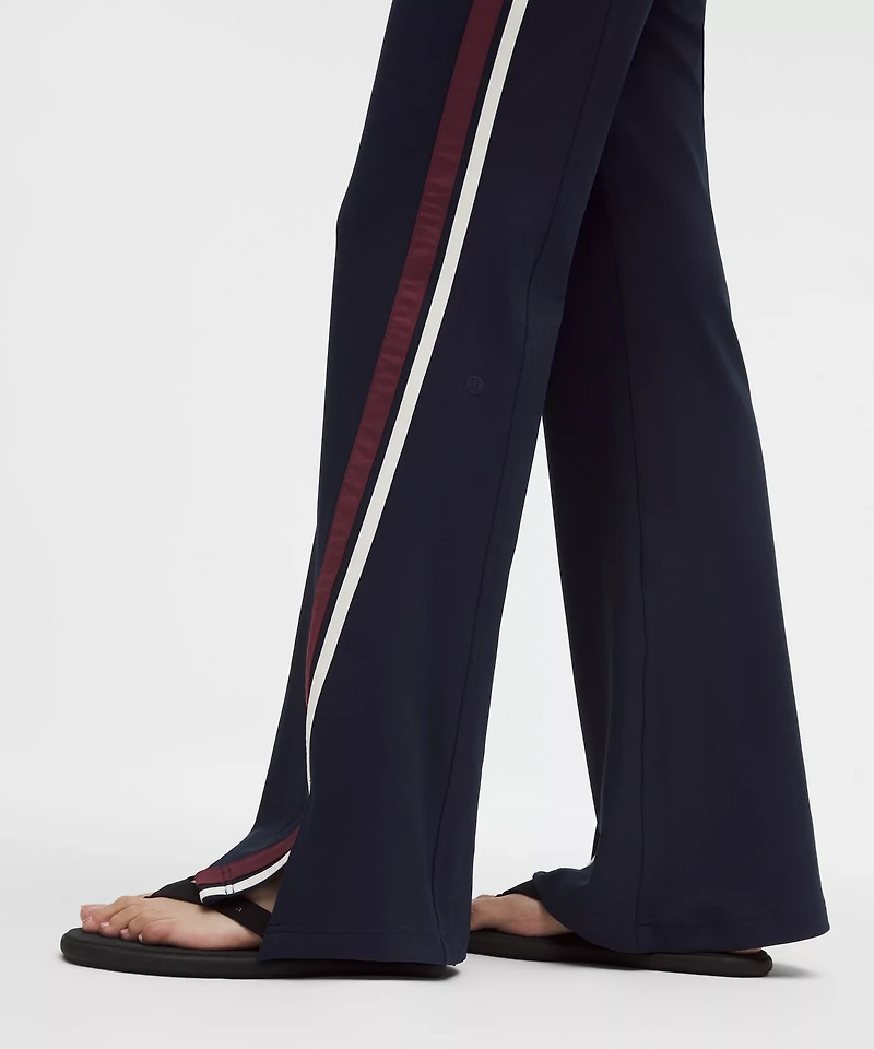 Striped Slim-Fit Mid-Rise Track Pant