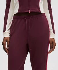 Striped Slim-Fit Mid-Rise Track Pant