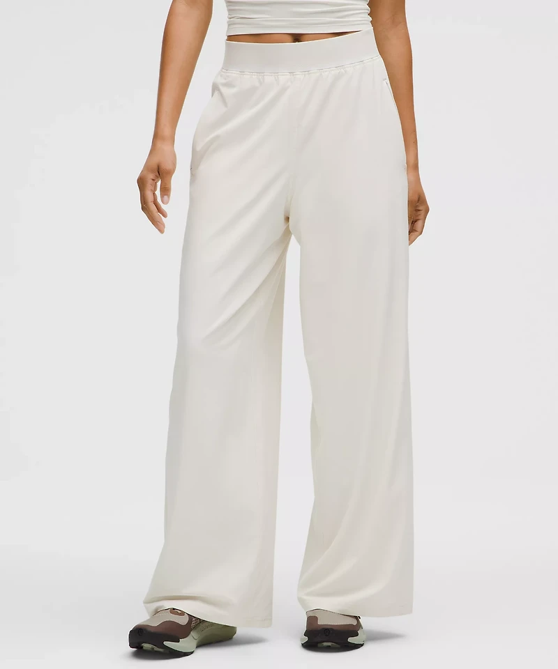 Swift High-Rise Wide-Leg Pant *Logo Waistband | Women's Pants