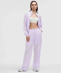 Mesh High-Rise Wide-Leg Training Pant | Women's Pants
