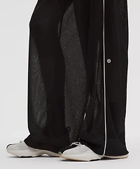 Mesh High-Rise Wide-Leg Training Pant | Women's Pants
