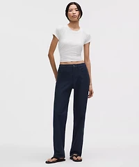 EasyFive Mid-Rise Relaxed-Straight Pant *Short