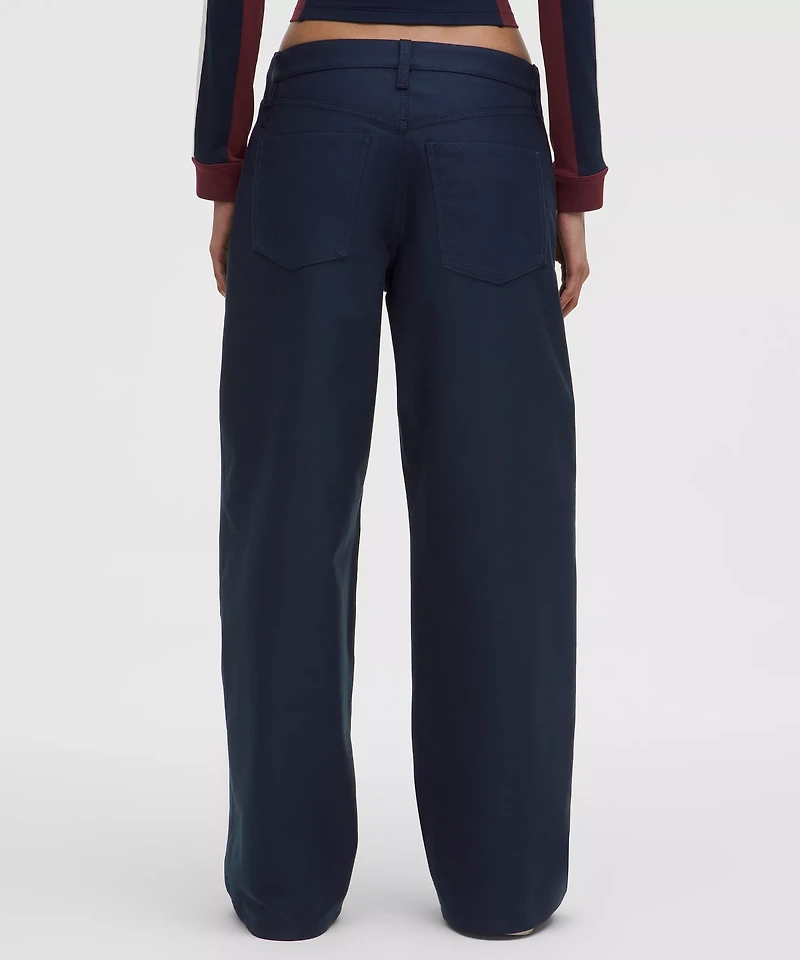 EasyFive Low-Rise Classic Wide-Leg Pant *Short