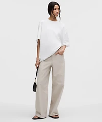 EasyFive Low-Rise Classic Wide-Leg Pant *Short