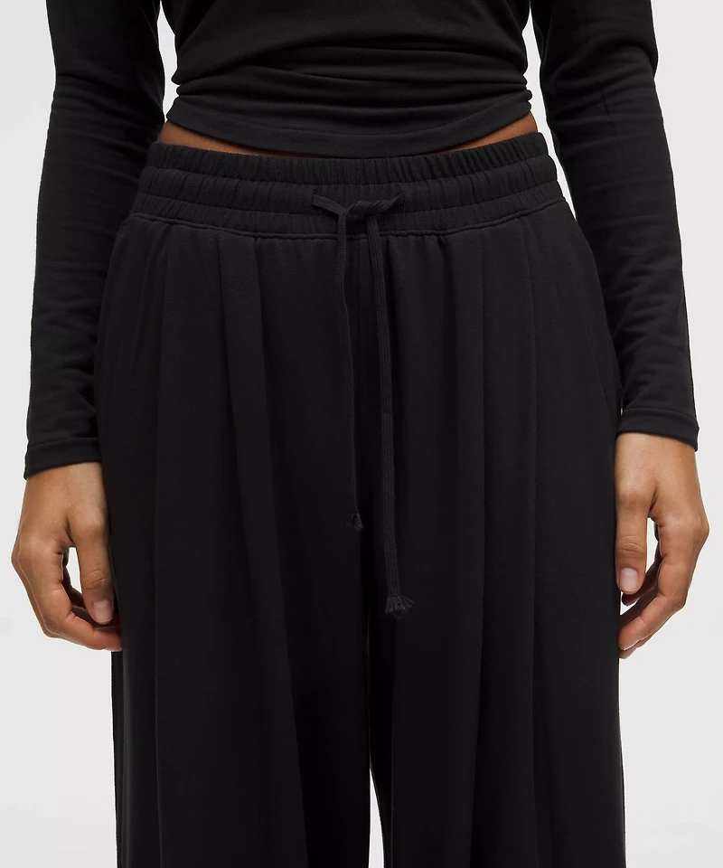BeCalm High-Rise Pleated Extra-Wide Leg Pant