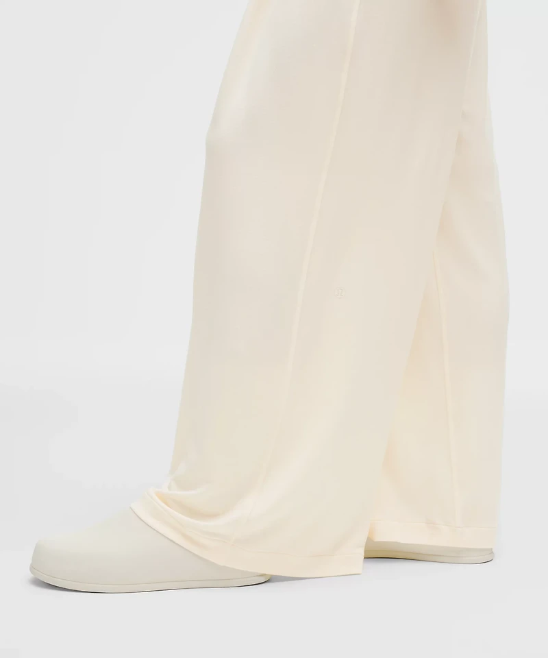 BeCalm High-Rise Pleated Extra-Wide Leg Pant