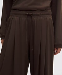 BeCalm High-Rise Pleated Extra-Wide Leg Pant