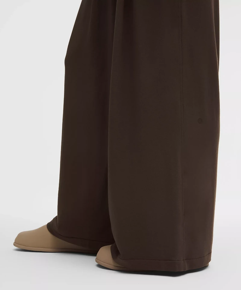 BeCalm High-Rise Pleated Extra-Wide Leg Pant