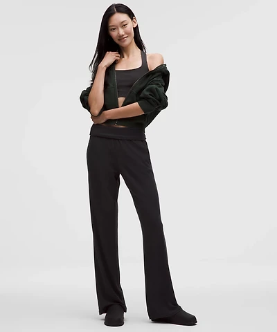 BeCalm Mid-Rise Flared Pant