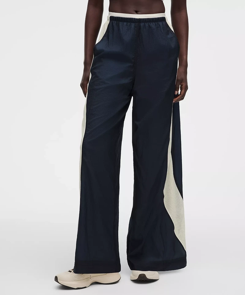 License to Train Textured Nylon Mid-Rise Pant