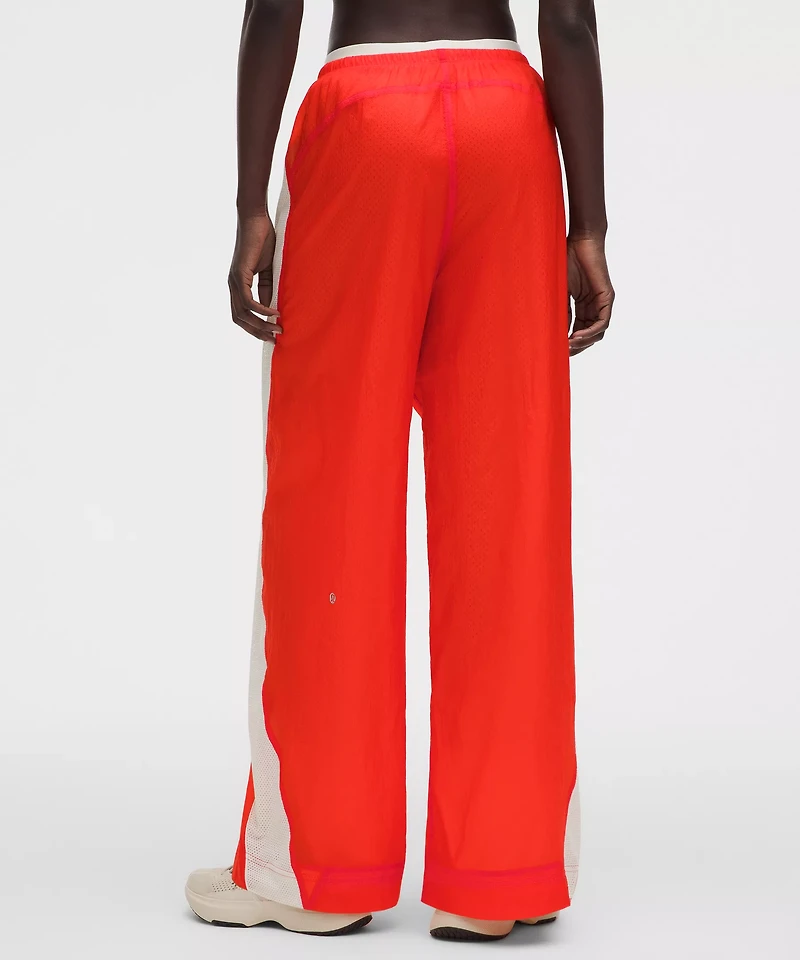 License to Train Textured Nylon Mid-Rise Pant