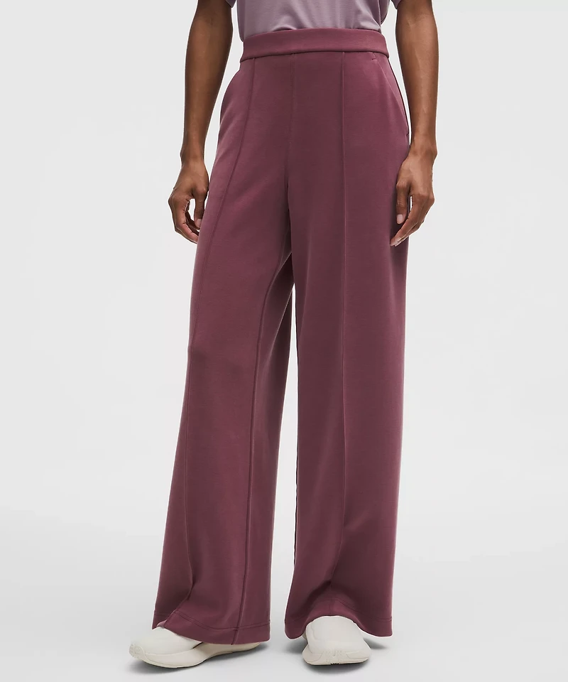Softstreme Pintuck High-Rise Wide-Leg Pant *Regular