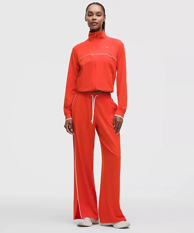 Court Rival Wide-Leg Track Pant Regular *Contrast Drawcord