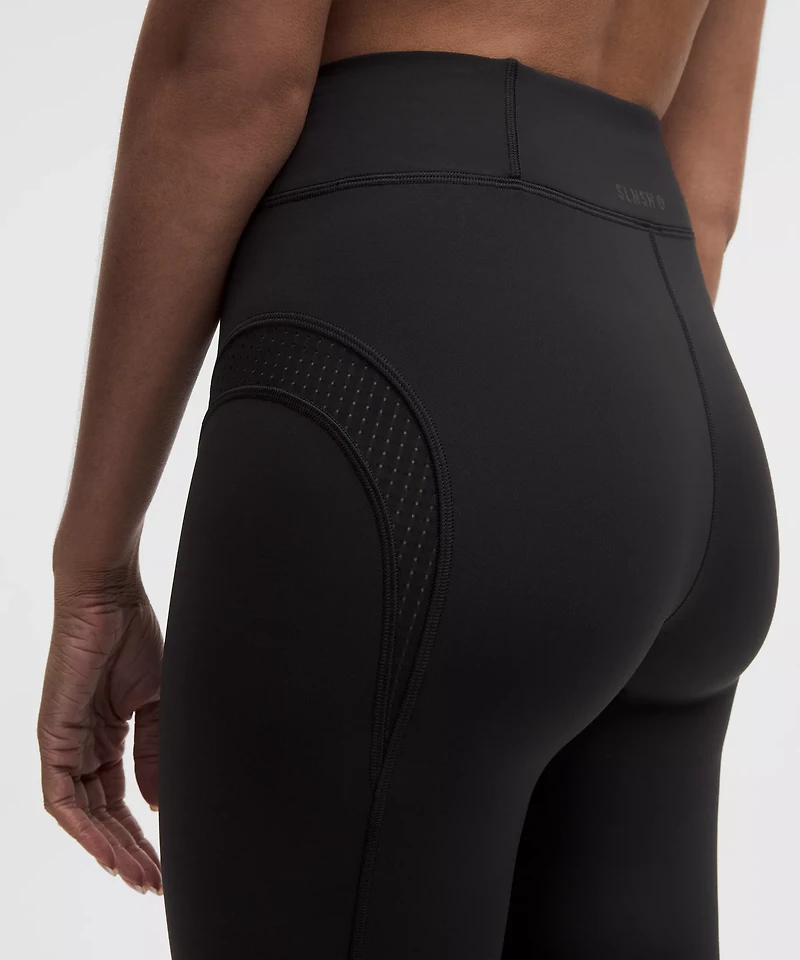 Mesh Panelled High-Rise Tight 28" *SLNSH Collection