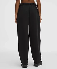 Sleek Spacer Barrel-Leg Pant