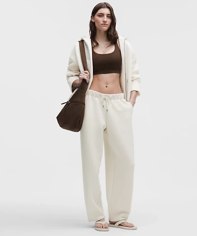 Sleek Spacer Barrel-Leg Pant