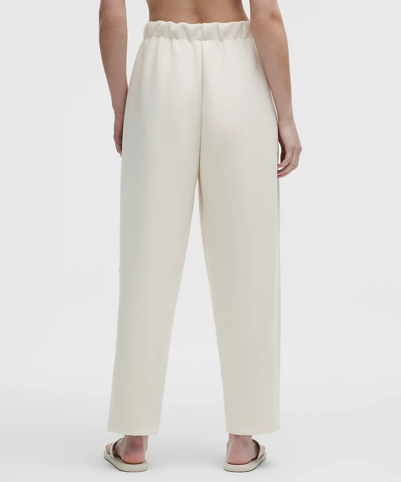 Sleek Spacer Barrel-Leg Pant