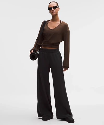 BeCalm Mid-Rise Wide-Leg Pant *Updated Fabric