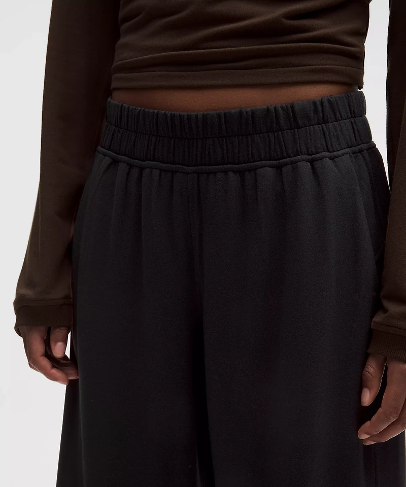 BeCalm Mid-Rise Wide-Leg Pant