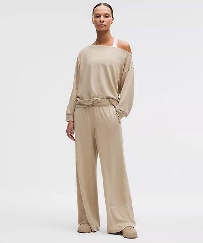 BeCalm Mid-Rise Wide-Leg Pant *Updated Fabric