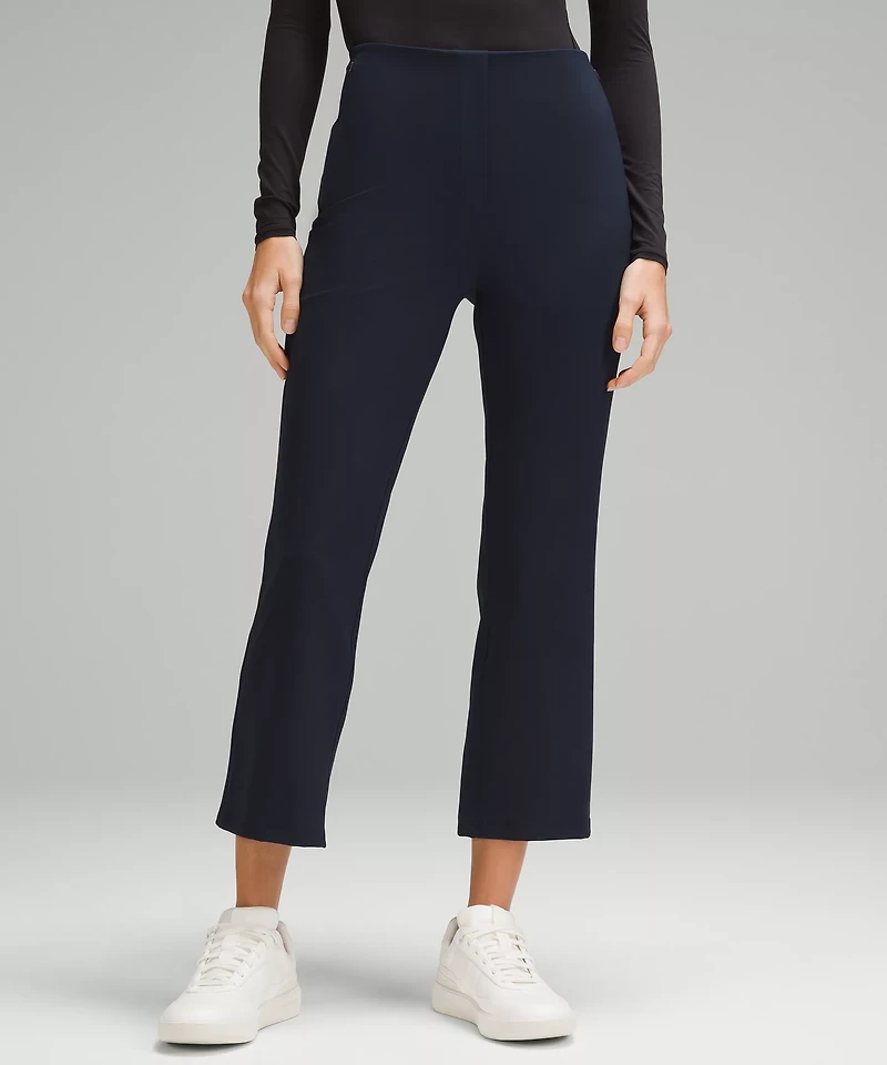 Smooth Fit Pull-On High-Rise Cropped Pant | Women's Trousers