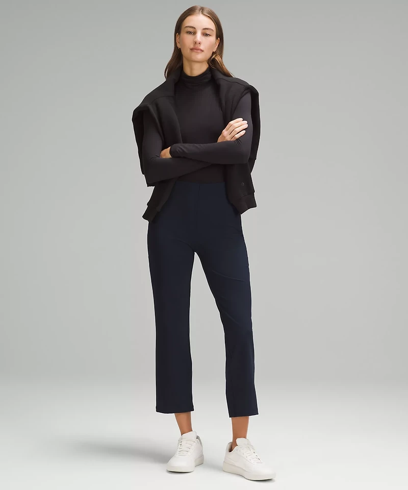 Smooth Fit Pull-On High-Rise Cropped Pant | Women's Trousers