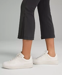 Ribbed Softstreme Zip-Leg High-Rise Cropped Pant 25" | Women's Capris