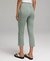 Ribbed Softstreme Zip-Leg High-Rise Cropped Pant 25" | Women's Capris