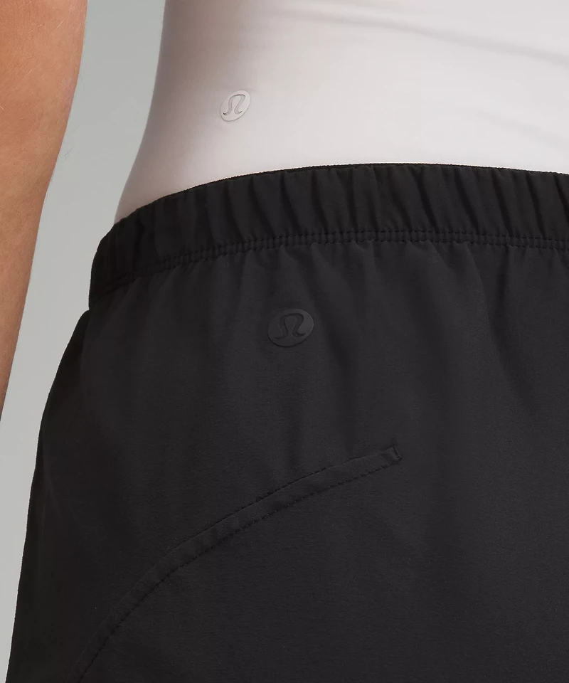 Lightweight Mid-Rise Barrel-Leg Cropped Pant | Women's Capris