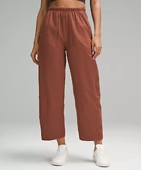 Lightweight Mid-Rise Barrel-Leg Cropped Pant | Women's Capris