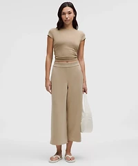 Softstreme High-Rise Wide-Leg Cropped Pant | Women's Pants