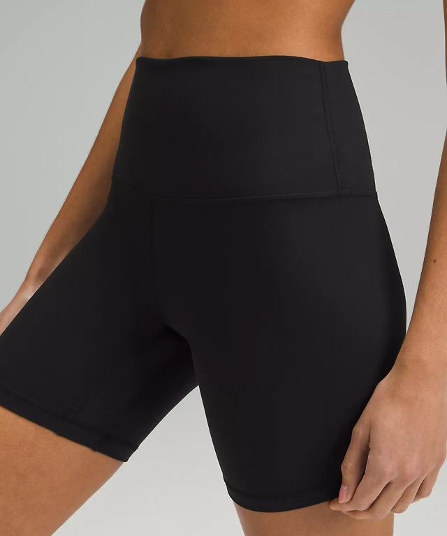 High Rise Lululemon Black Bike Shorts Lululemon Align™ High-Rise