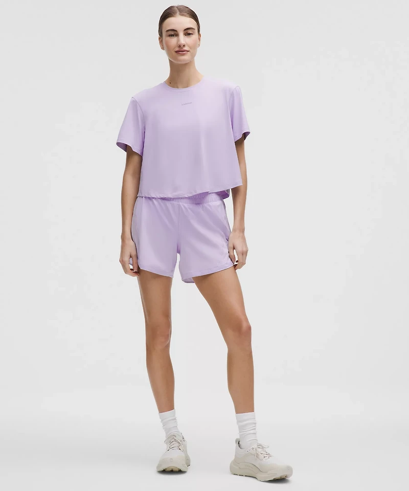 Track That High-Rise Lined Short 5" | Women's Shorts