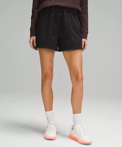 Cinchable Waist High-Rise Woven Short 3.5" | Women's Shorts
