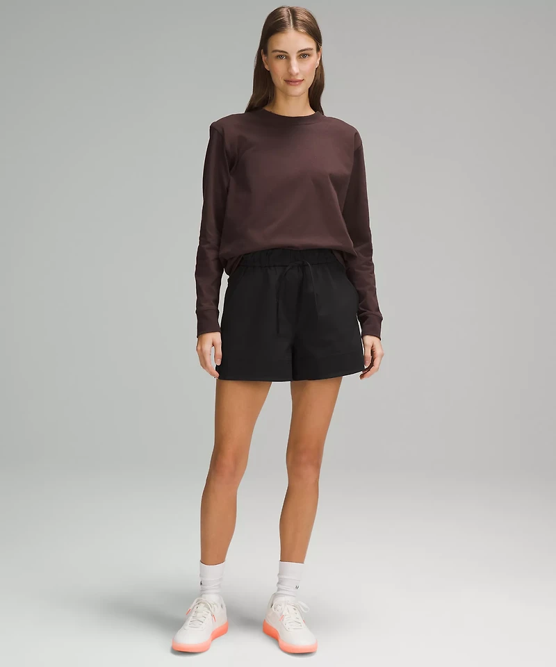 Cinchable Waist High-Rise Woven Short 3.5" | Women's Shorts