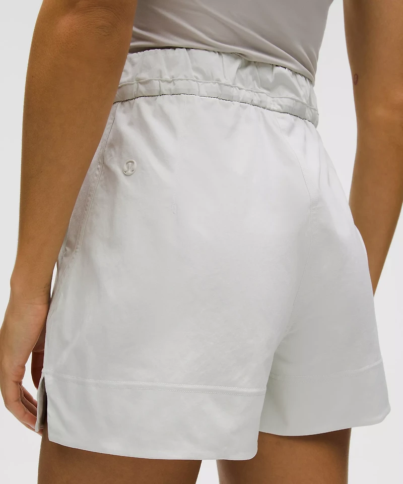 Cinchable Waist High-Rise Woven Short 3.5" | Women's Shorts