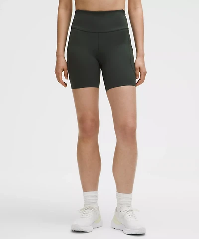 Fast and Free High-Rise Short 6" *5 Pocket | Women's Shorts