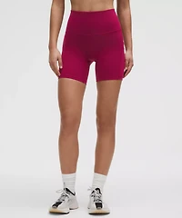 Wunder Train High-Rise Short with Pockets 6" | Women's Shorts