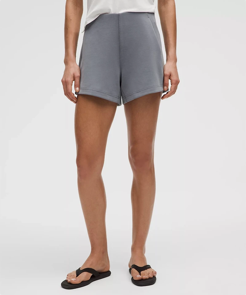 Softstreme Kick-Flare Mid-Rise Short 4"