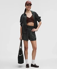 Stretch Satin Nylon Super-High-Rise Short 5"